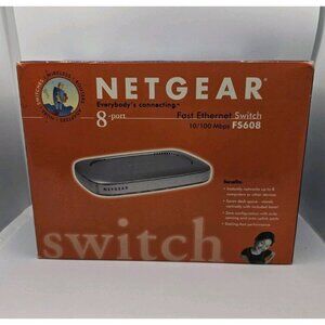 NetGear ProSafe FS608NA 8-Ports Rack-Mountable Ethernet Switch NIB Fast Shipping